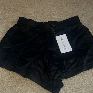 NWT Athleta Women's black lounge shorts